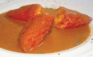 Primer plato del menú del Larrañaga en Azoka Herritik